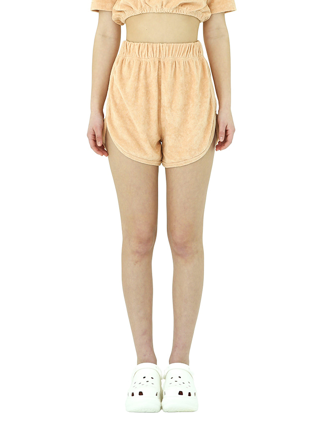 Terry Short Pants [Ivory/Peach/Olive]