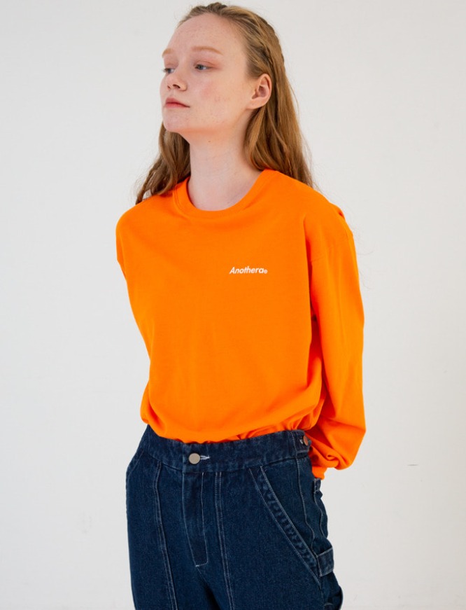 New Boxy T-shirt [White, Orange]
