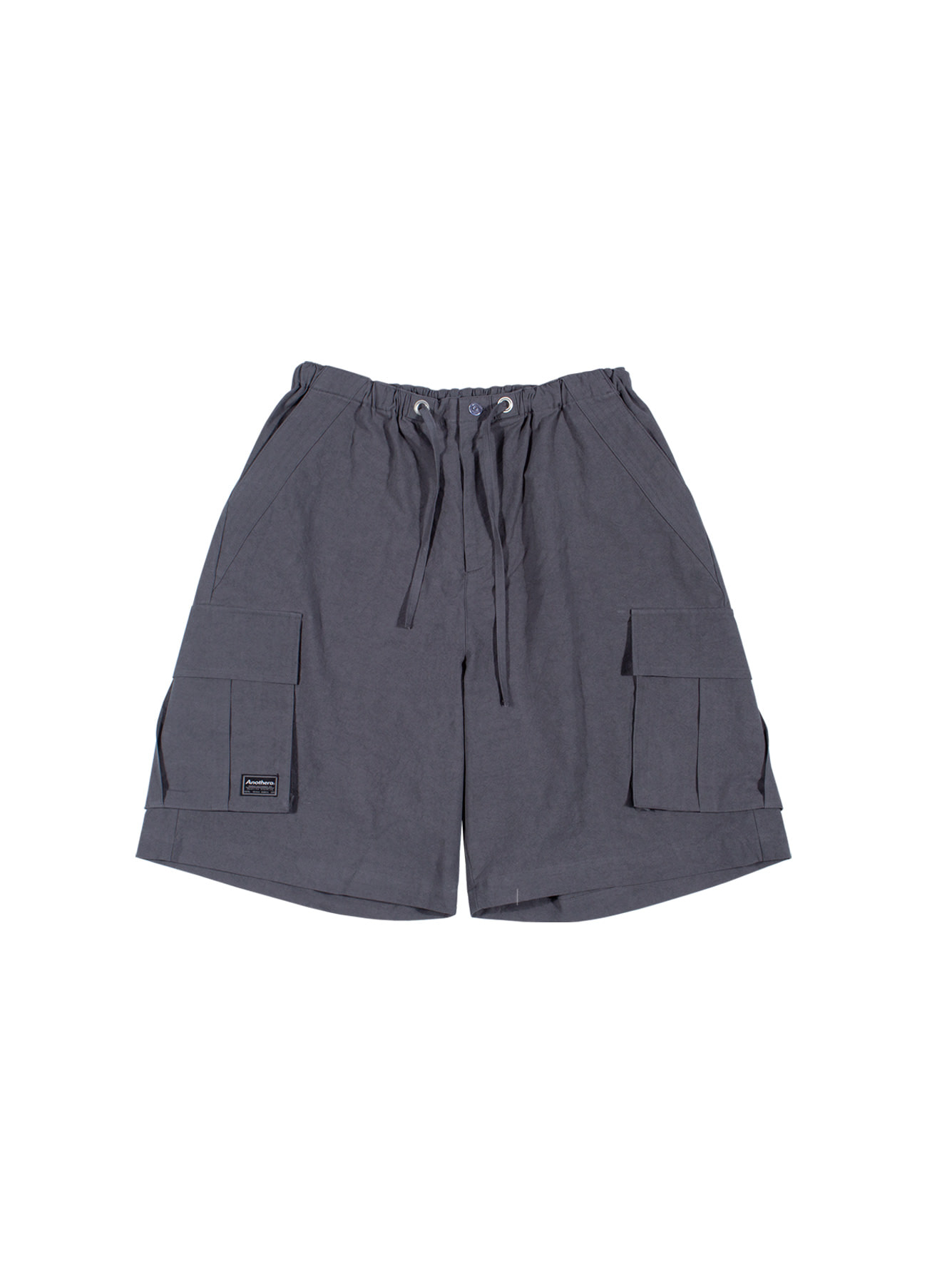 POCKET WIDE CARGO SHORTS (Charcoal)